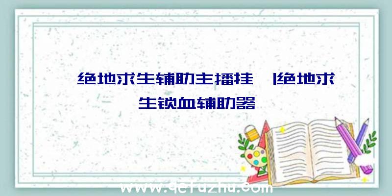 「绝地求生辅助主播挂」|绝地求生锁血辅助器